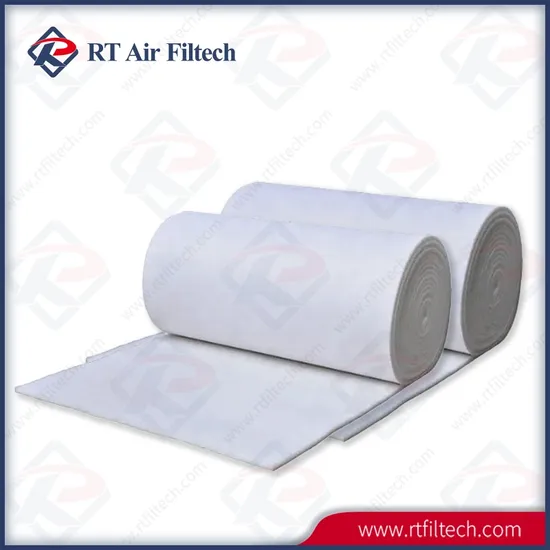 blue and White G4 Pre Filtration Air Filter Cotton Air Filter Roll